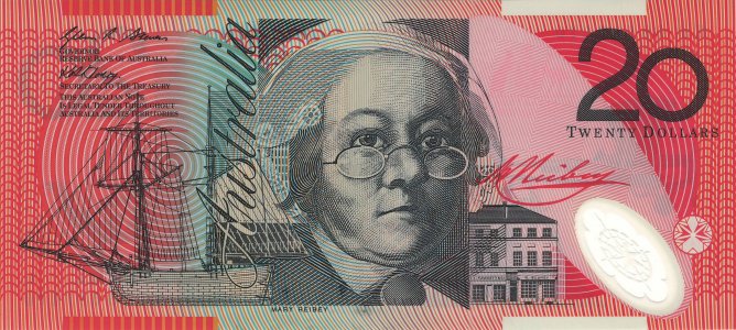 Австралія 20 dollars 2008 P-59f UNC