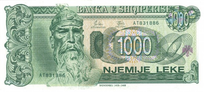 Албанія 1000 leke 1994 P-58a UNC
