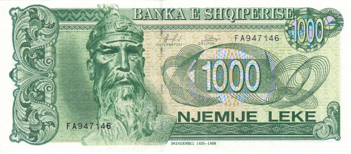 Албанія 1000 leke 1995 P-61a UNC