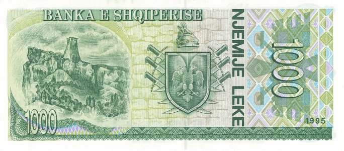 Албанія 1000 leke 1995 P-61a UNC