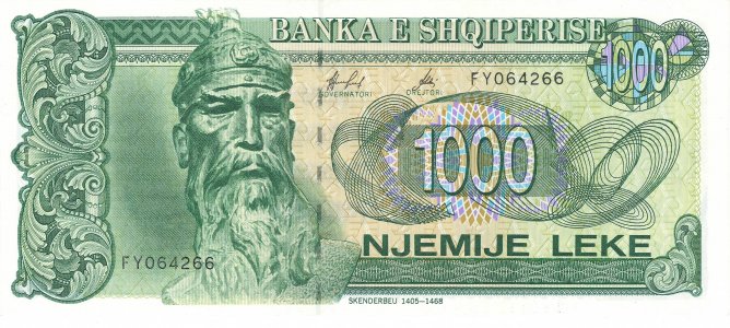 Албанія 1000 leke 1996 P-61c UNC