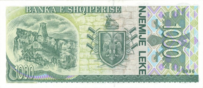 Албанія 1000 leke 1996 P-61c UNC