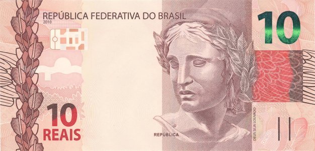 Brazil 10 reais 2010 P-254e UNC