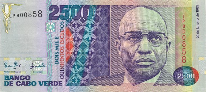 Кабо Верде 2500 escudos 1989 P-61a UNC