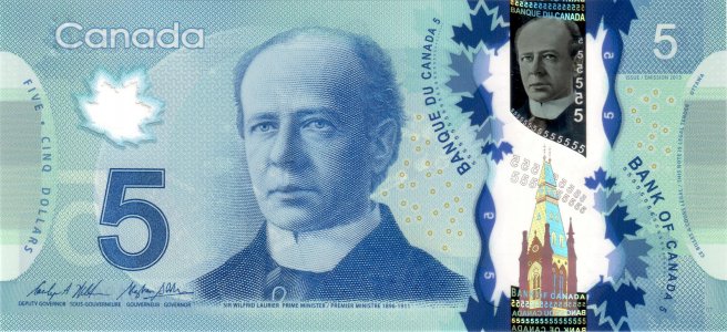 Канада 5 dollars 2014 P-106c UNC