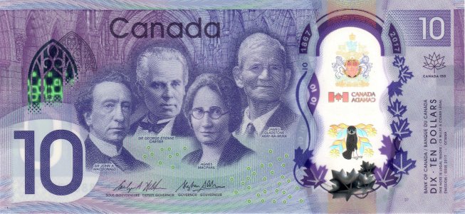 Канада 10 dollars 2017 P-112a UNC