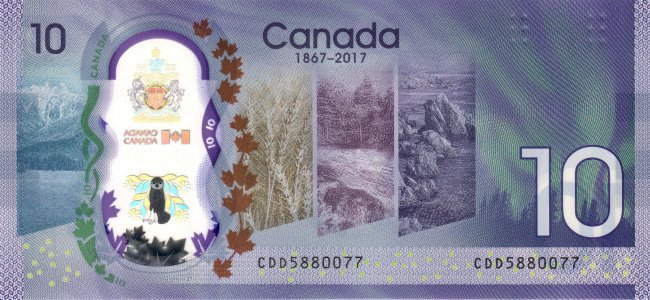 Канада 10 dollars 2017 P-112a UNC