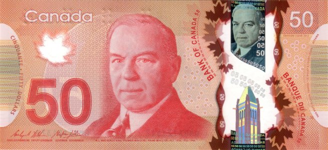 Канада 50 dollars 2014 P-109b UNC