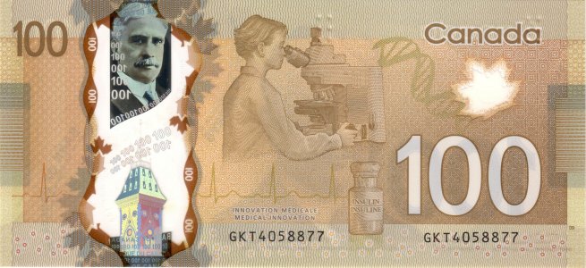 Канада 100 dollars 2021 P-110d UNC
