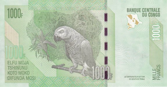 Конго 1000 francs 2005 P-101a UNC