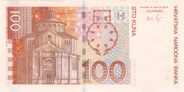 Croatia 100 kuna 2012 P-41b UNC