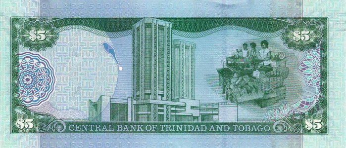 Тринідад і Тобаґо 5 dollars 2017 P-47c UNC