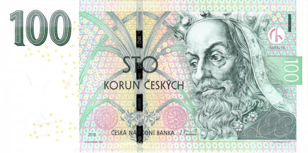 Чехія 100 korun 2018 P-18g UNC