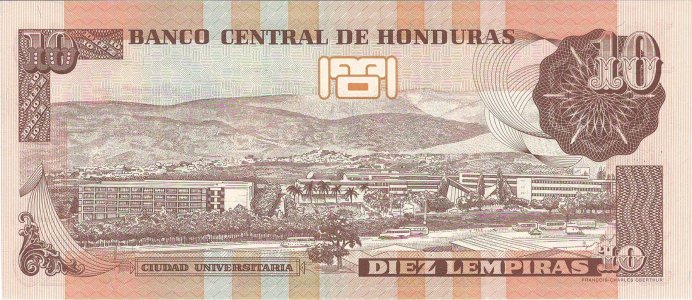 Гондурас 10 lempiras 2006 P-86d UNC