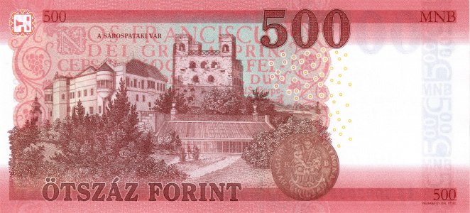 Угорщина 500 forint 2018 P-202a UNC