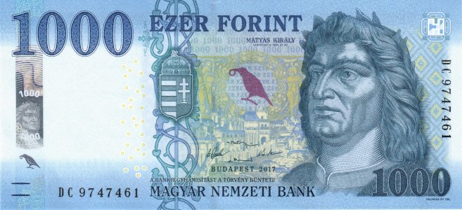 Угорщина 1000 forint 2017 P-203a UNC