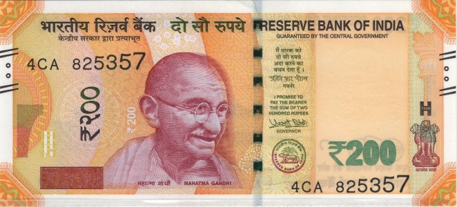 Індія 200 rupees 2017 P-113a UNC