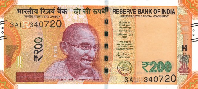 Індія 200 rupees 2019 R P-113i UNC