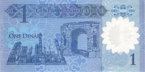 Libya 1 dinar 2019 P-85a UNC