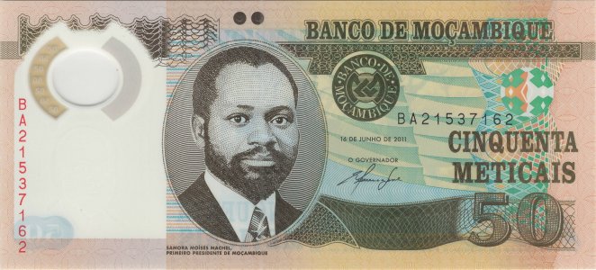 Mozambique 50 meticais 2011 P-150a UNC