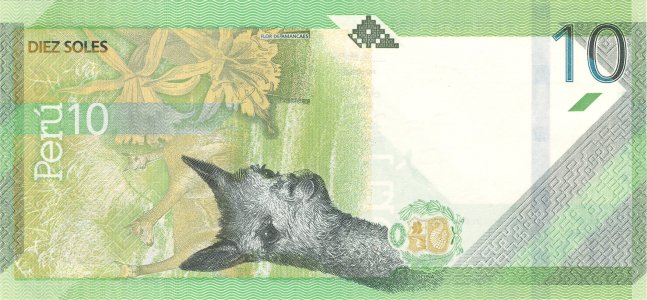 Peru 10 soles 2019 P-196 UNC