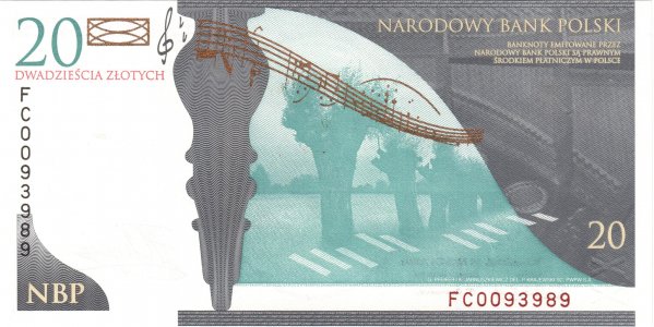 Польща 20 zlotych 2009 P-181 UNC commemorative