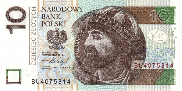 Польща 10 zlotych 2016 P-183b UNC