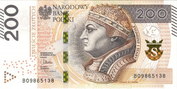 Польща 200 zlotych 2016 P-189a UNC