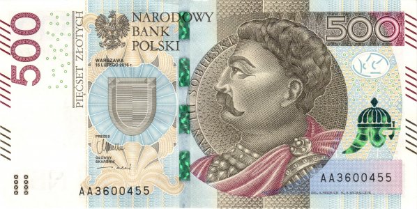 Польща 500 zlotych 2016 P-191a UNC