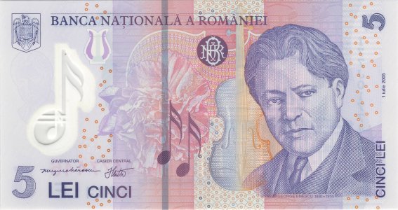 Romania 5 leu 2017 P-118h UNC
