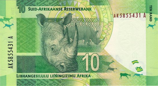 Південна Африка 10 rand 2012 P-133a UNC