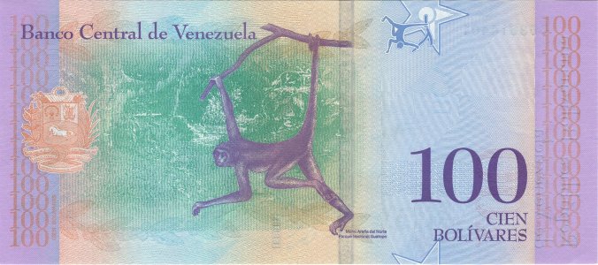 Venezuela 100 bolivaros 2018 P-106c ser.C UNC