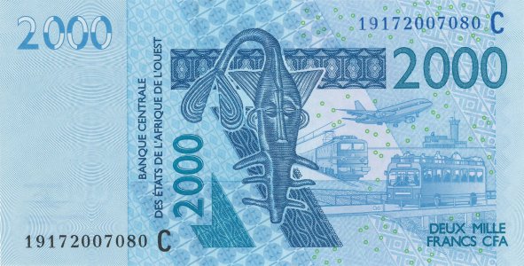 Західна Африка / Буркіна Фасо 2000 francs 2019 P-316Сs UNC
