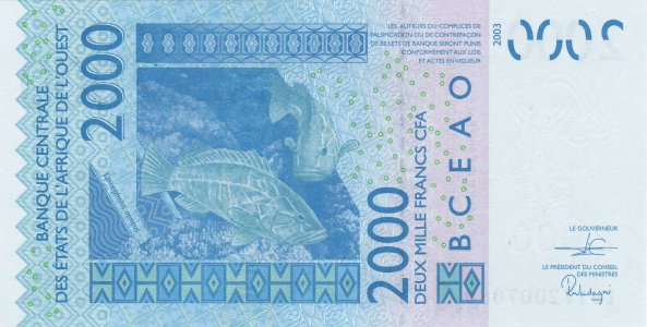 Західна Африка / Буркіна Фасо 2000 francs 2019 P-316Сs UNC