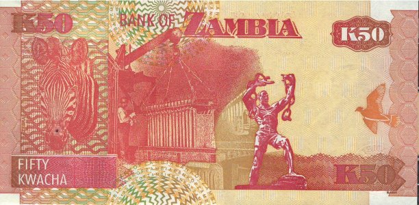Zambia 50 kwacha 2007 P-37f UNC