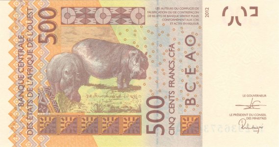 Західна Африка / Кот-д'Івуар 500 francs 2019 P-119Ah UNC