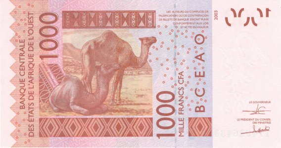 Західна Африка / Гвінея-Бісау 1000 francs 2017 P-915Sq UNC