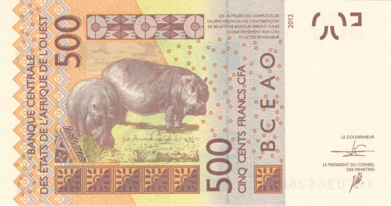 Західна Африка / Того 500 francs 2016 P-819Te UNC