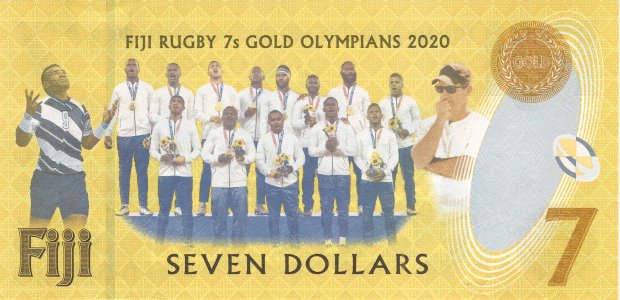 Fiji 7 dollars 2017 P-120a UNC commemorative