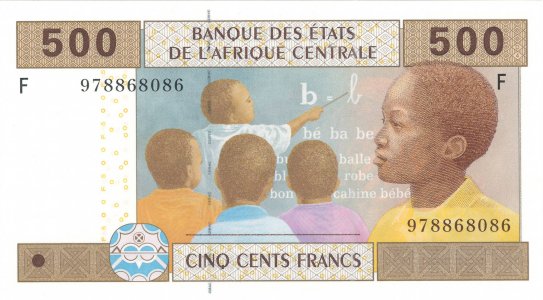 Центральна Африка / Екваторіальна Гвінея 500 francs 2017 P-506Fd UNC