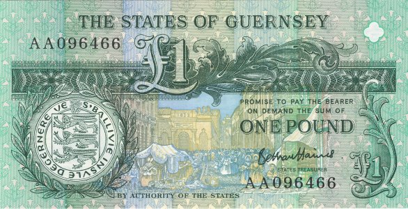 Guernsey 1 pound 2016 P-52d.2 UNC