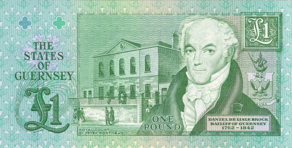 Guernsey 1 pound 2016 P-52d.2 UNC