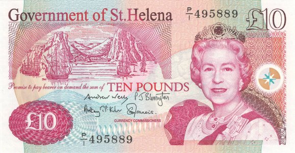 Saint Helena 10 pounds 2012 P-12b UNC