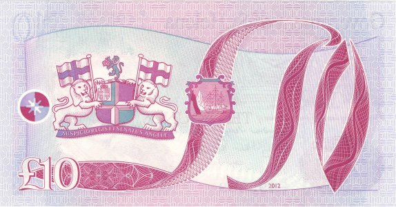 Saint Helena 10 pounds 2012 P-12b UNC