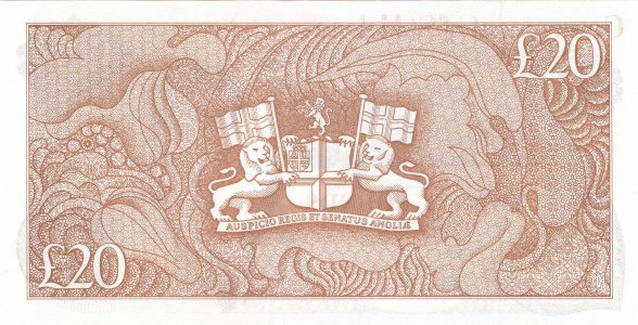 Saint Helena 20 pounds 1986 P-10a UNC