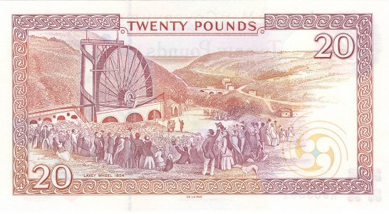 Isle of Man 20 pounds 2013 P-49 UNC