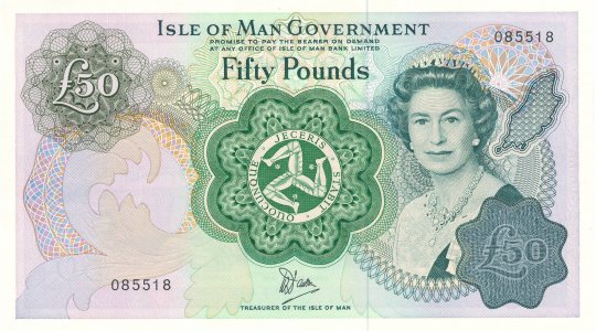 Isle of Man 50 pounds 1983 P-39a UNC