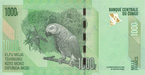Конго 1000 francs 2013 P-101b.2 UNC